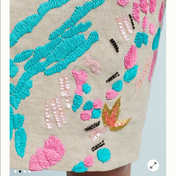 NWT Anthro x Tracy Reese Albury Pencil Skirt s4 - Picture 8 of 9